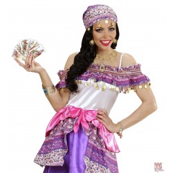 Цыганский комплект серьги ожерелья