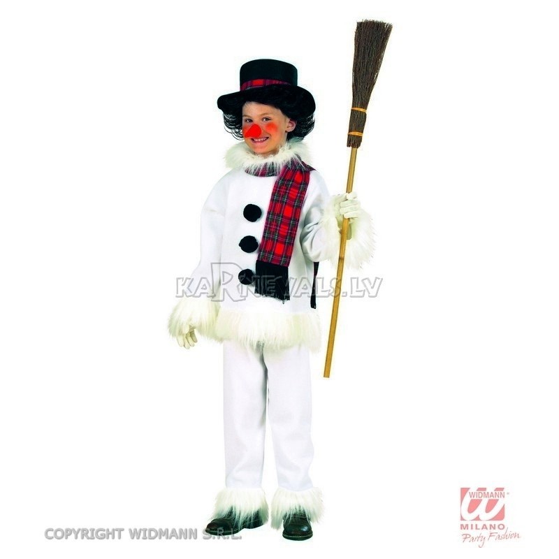 Карнавальный костюм - Снеговик  140