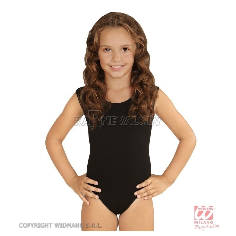 Черный боди, без рукавов 