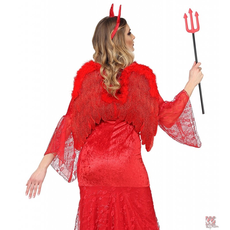 SPALVU SPĀRNI, sarkani, ar marabu un gliteriem,   46 cm x 49 cm