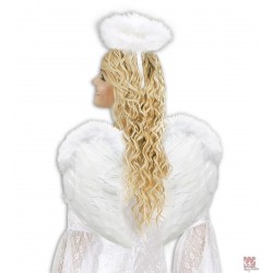 Eņģeļu spārni, balti spalvas, 37 x 50 cm 