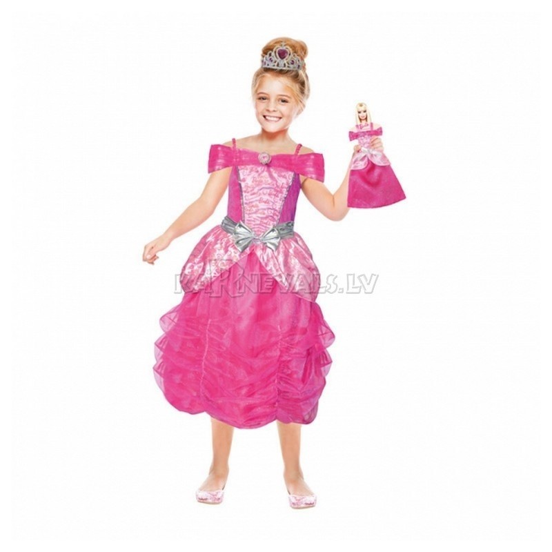 BĀRBIJA princese Meiteņu kostīms  5-7 gadu vecumam