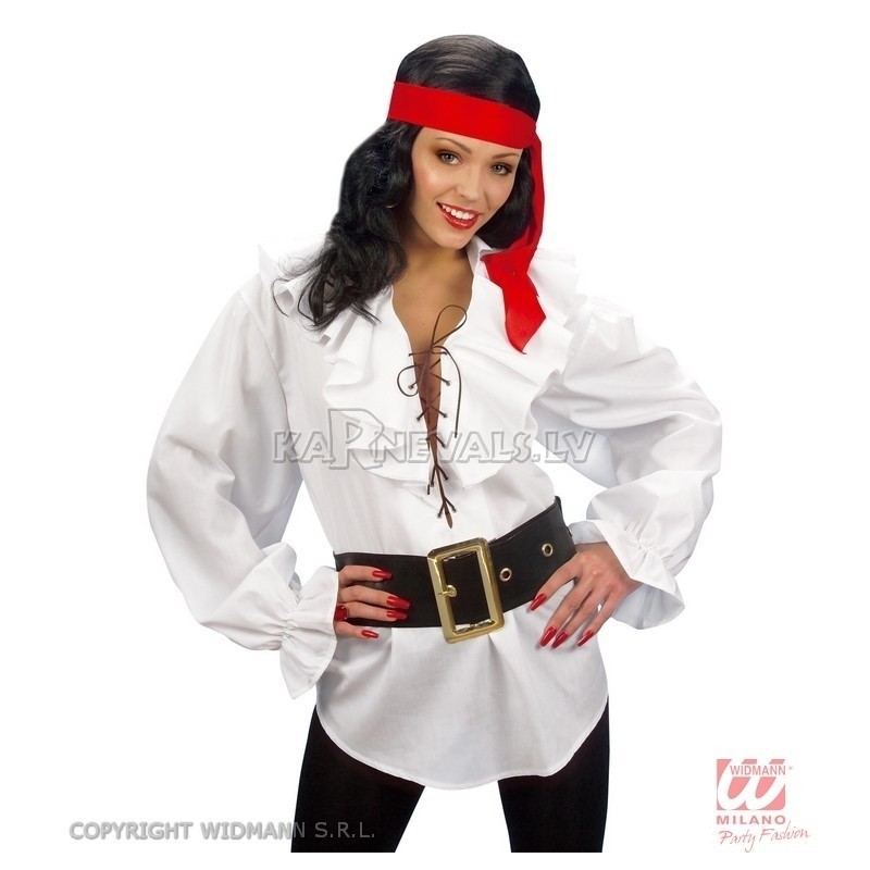 Balta pirātu krekls