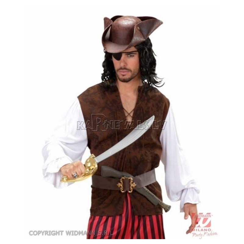 Пиратская рубашка с жилетом  M/L