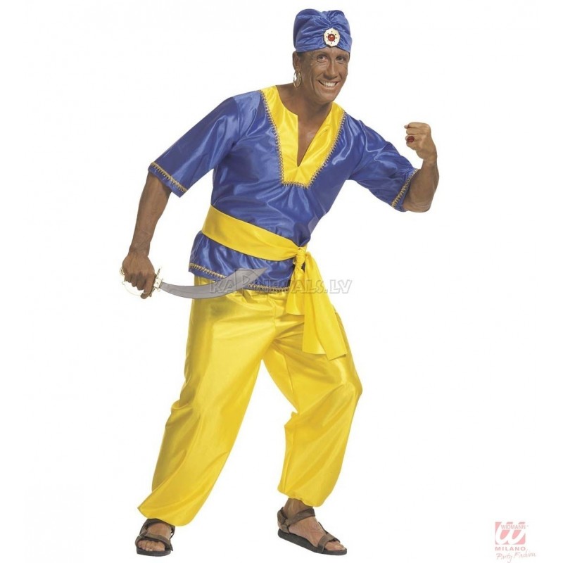 Arabu princa kostims - jaka, bikses, josta un turbans. Izmērs M