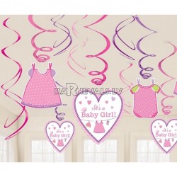 Комплект декораций  на день рождения девочки