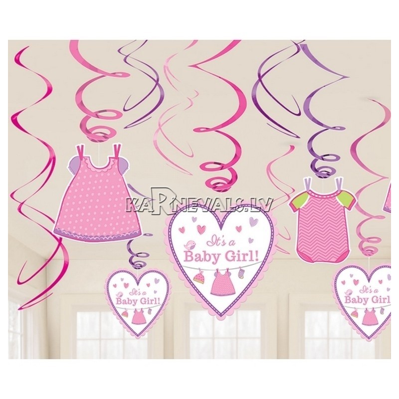 Ar mīlestību - Meitene spirāles dekoratīvās modernās mākslas dekori