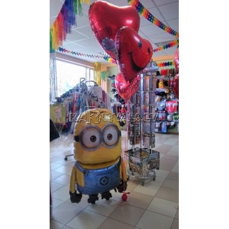 Minions AirWalkers  Staigājošs  folija figūre 109cm