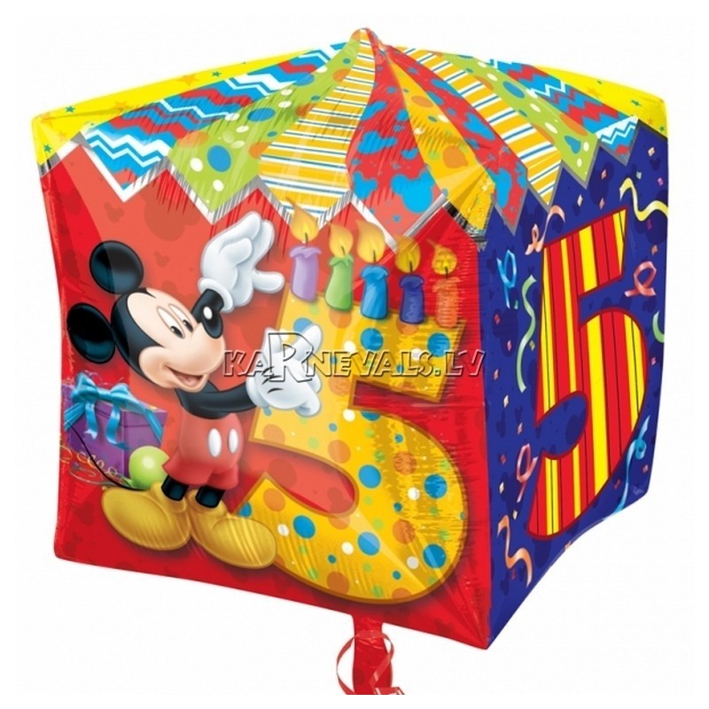  Cubez Mickey Mouse Супер фигура   Шар из фольги 