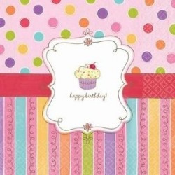 Papīra salvetes Saldumu ballīte - 33cm х 33cm 16 gab.