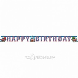 Papīra virtene dzimšanas dienai Tomas un Draugi, 180cm x 15cm. 