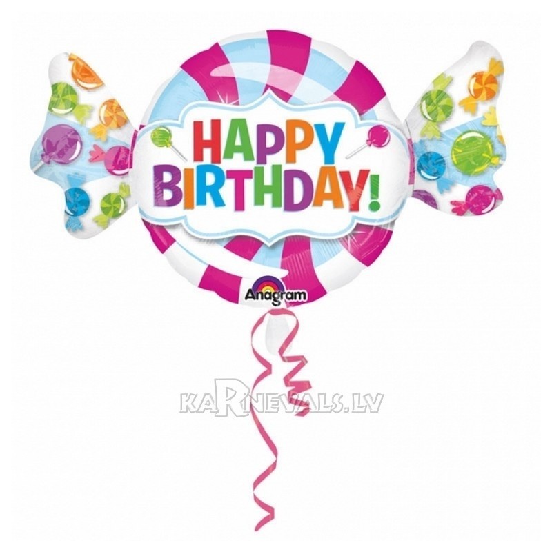 Шар из фольги с гелием Магазин Сладостей, 101х60 см, наполнение гелием включено в цену.