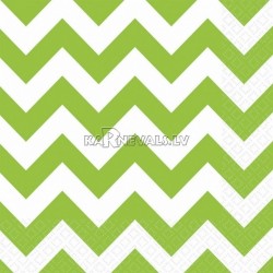 ZIGZAG Papīra salvetes, Kivi krāsa, izmērs - 33х33cm 20.gab.