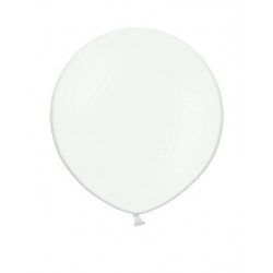 Apaļas formas liels lateksa balons caurspīdīgs, bezkrāsains, 60cm, pastelis, 1 gab. 