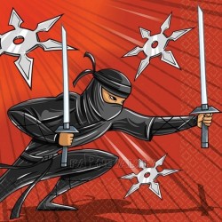 Салфетки Ниндзя, 33х33cm, упаковка 20шт.