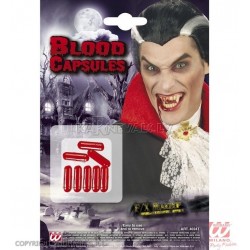 Mākslīgo asiņu kapsulas Helovīniem