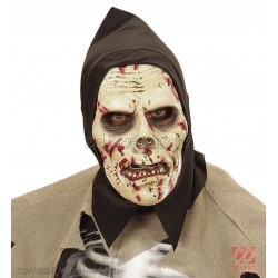 Маска Зомби с капюшоном силиконовая