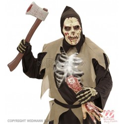 Маска Зомби с капюшоном силиконовая