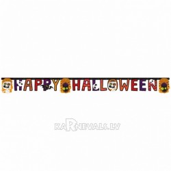 Гирлянда-буквы Happy Halloween, 180см х 15см
