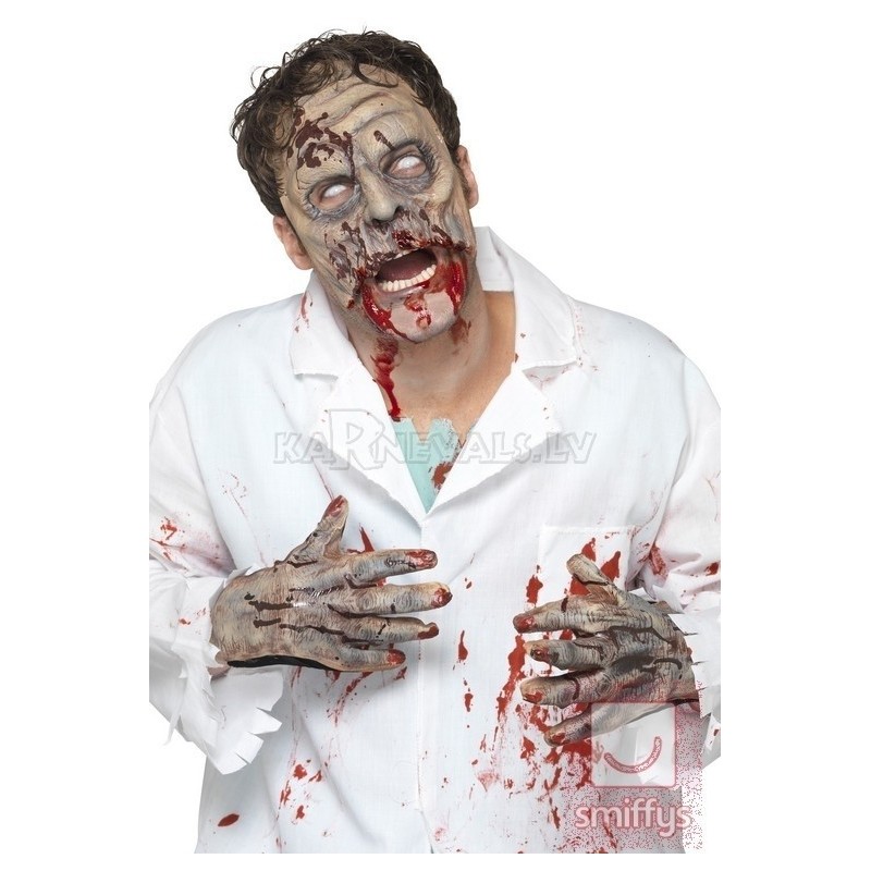 Zombija maska, pilnas galvas, lateksa