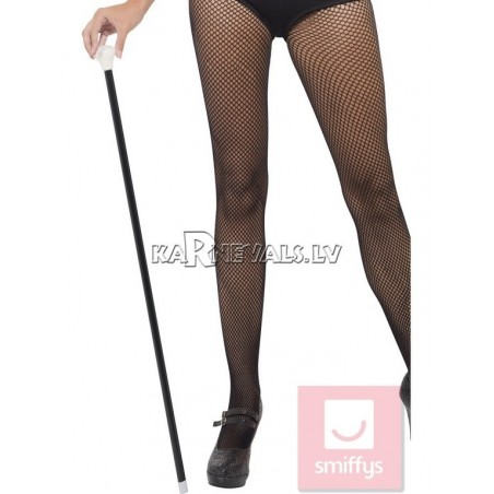 Plastmasas gangsteru kociņš (spieķis) ar baltu uzgali, 80 cm