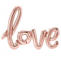 LOVE Буквы из фольги 102 см заполнение воздухом
