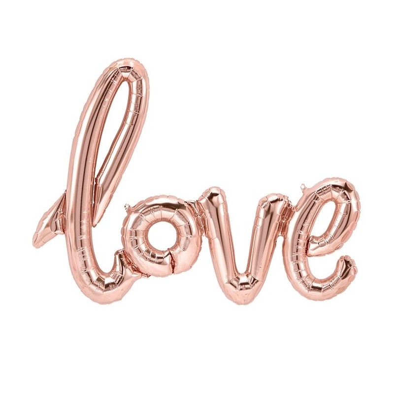 LOVE  folija burti  102 cm piepušams ar gaisu