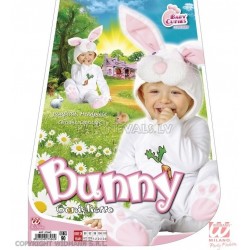 Костюм зайчика комбинезон с капюшоном  90