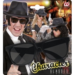 Очки гангстера, стекло