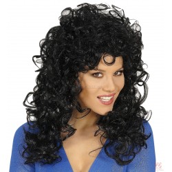 Кудрявый парик гламурной брюнетки