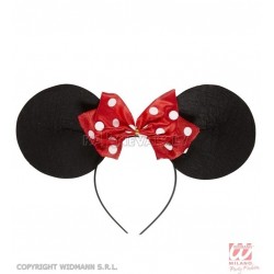 Mikipeles ausis ar sarkanu bantīti