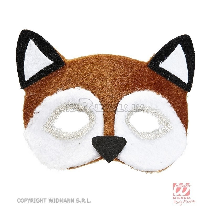 Plīša lapsas acu maska