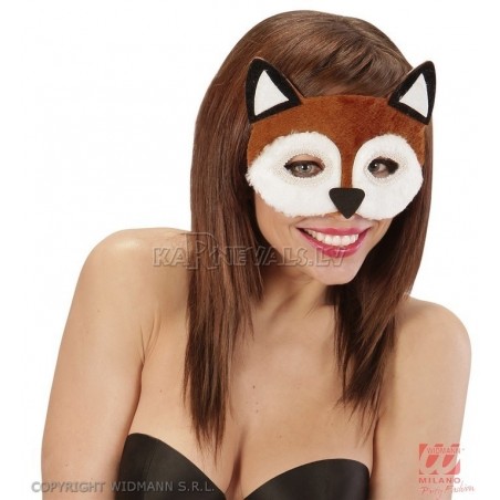 Plīša lapsas acu maska