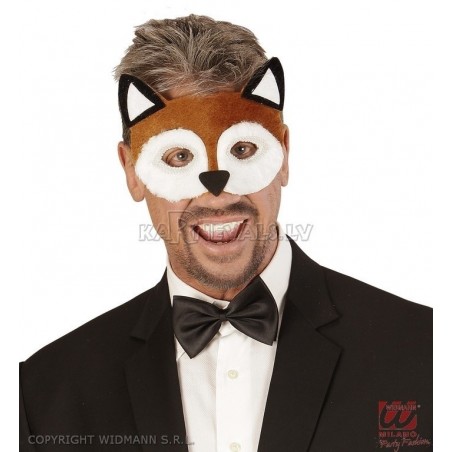 Plīša lapsas acu maska