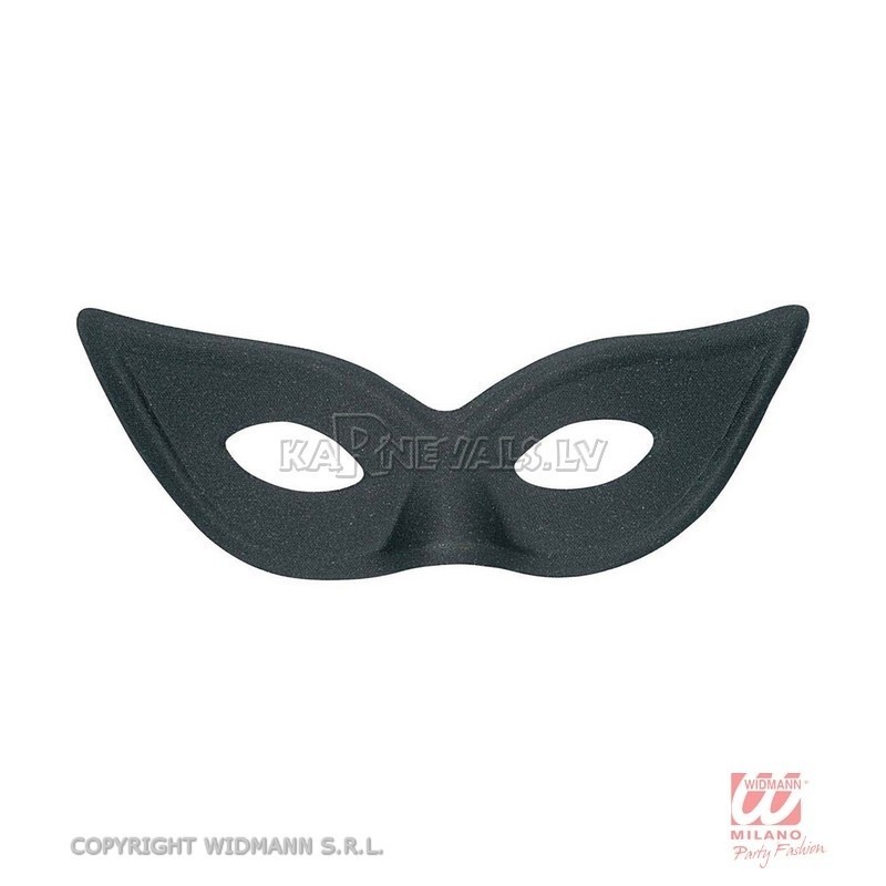 Бабочка чёрная маска для бала 
