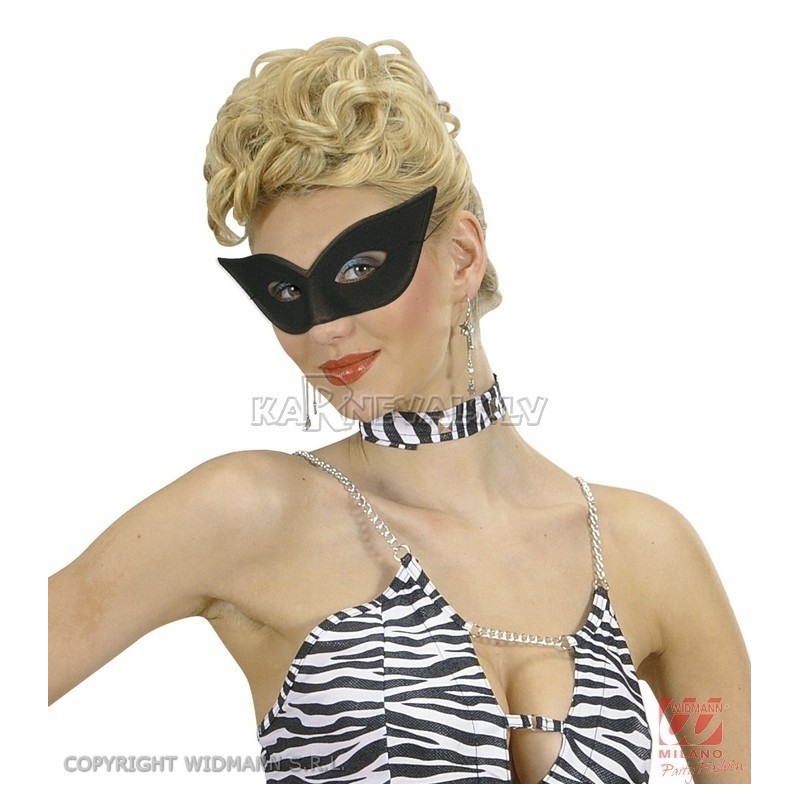 Бабочка чёрная маска для бала 