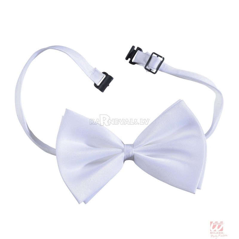  Бабочка, белая, с регулируемой застежкой