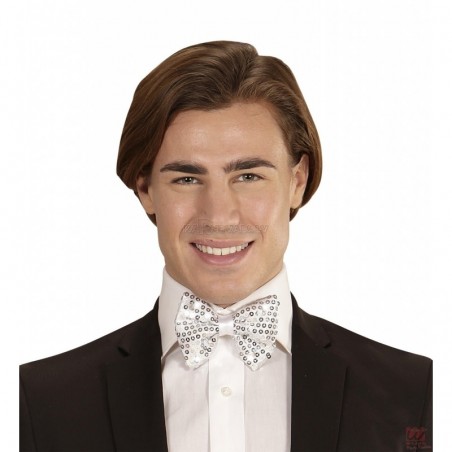 Tauriņš, sudrabs, 4. mirgojoši gaismas diodes (LED), regulējama aizdare