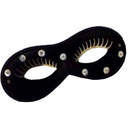 Карнавальная маска, черная бабочка 