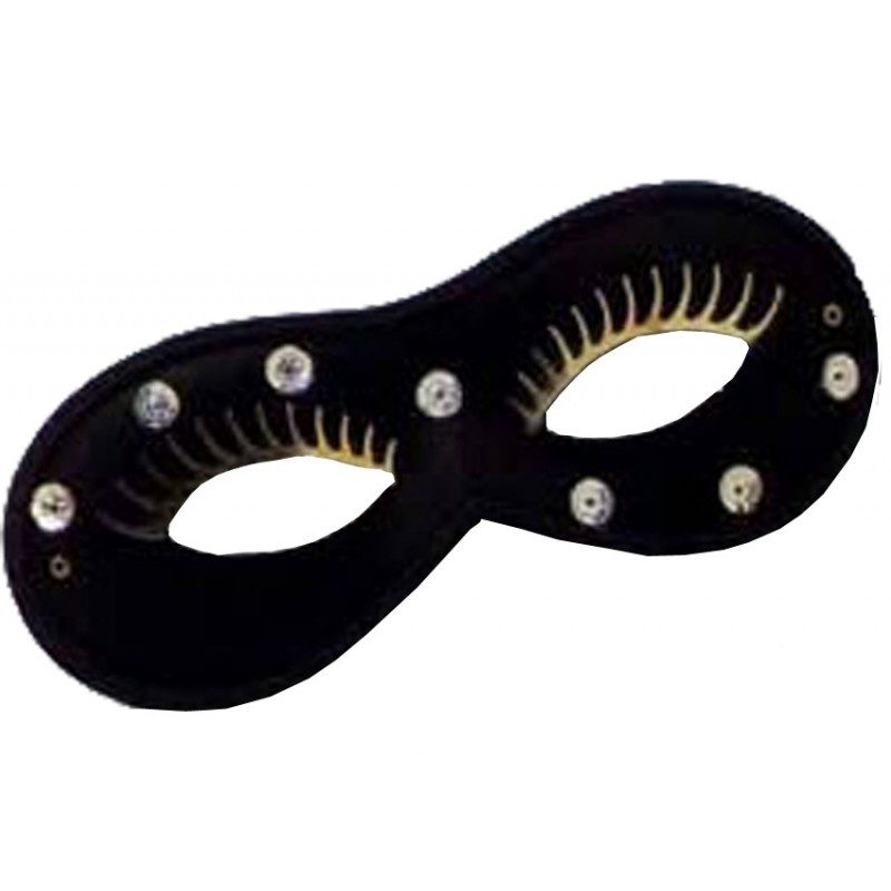 Karnevāla melna maska, tauriņš 