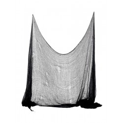 Декоративная ткань, чёрная, 75 см х 300 см