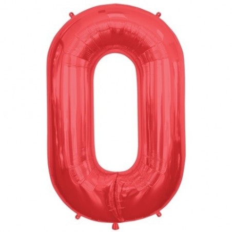 Шар буква "O", 87cм, фигура из фольги заполняется гелием