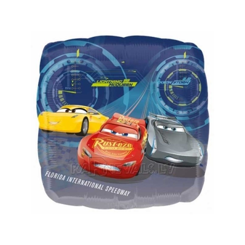 Тачки 3 Молниеносный  McQueen шар  из фольги  43 cm﻿