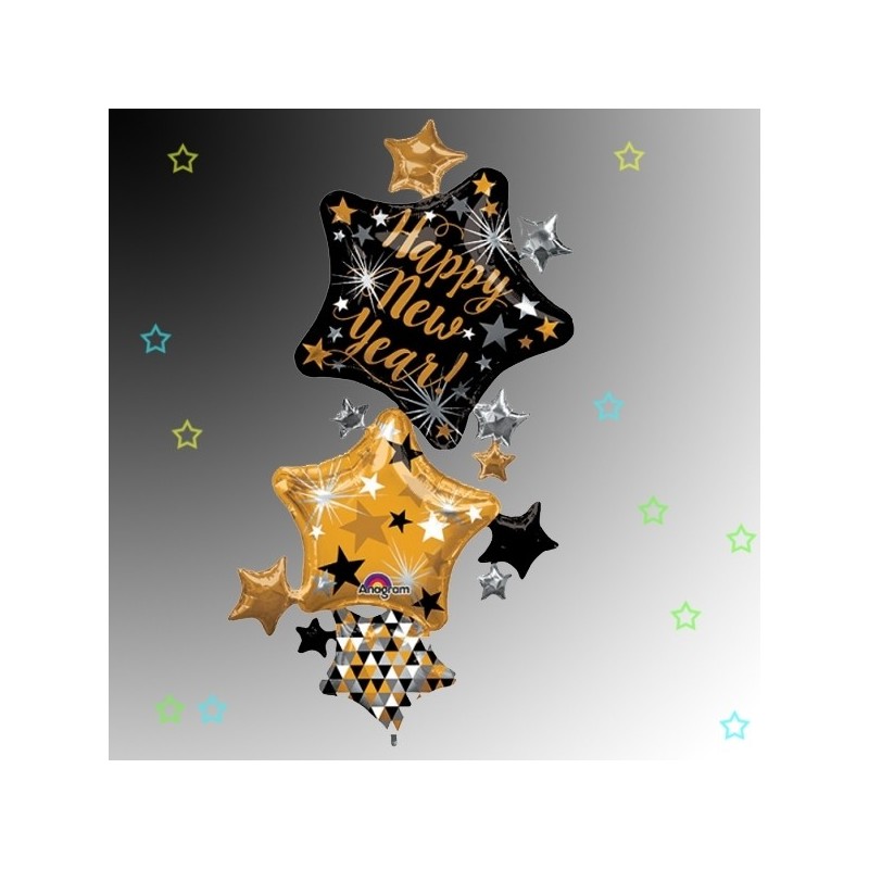 93 x 170 см Мульти шар с гелием  НОВЫЙ ГОД