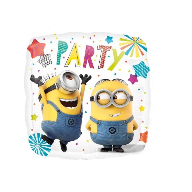  MINIONS kvadrātveida balons ar hēliju 43 cm