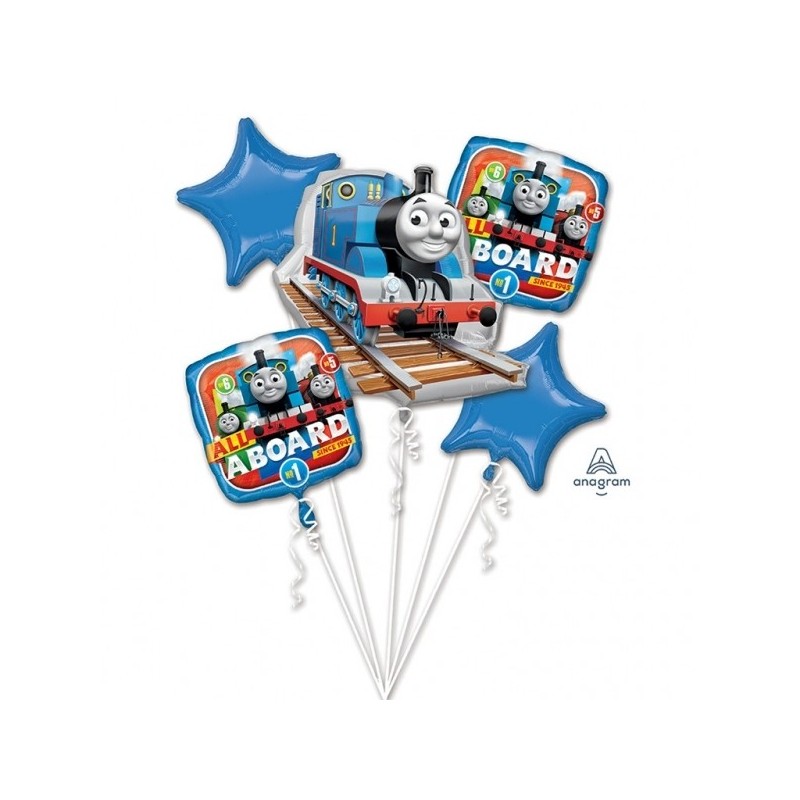 Pušķis TOMAS 5 hēlijas baloni 