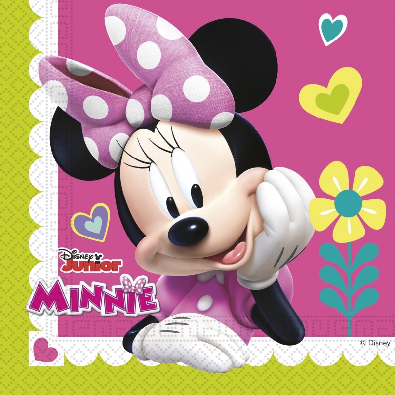 Бумажные салфетки двухслойные 20 шт. MINNIE HAPPY HELPERS DISNEY