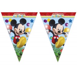 Vimpeļu (karodziņu)  virtene  (9 karodziņi) DISNEY PLAYFUL MICKEY svētku atribūtika