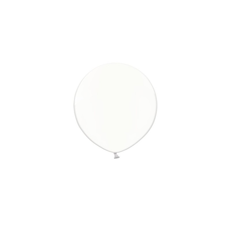 Apaļas formas liels lateksa balons caurspīdīgs, bezkrāsains, 90cm, pastelis, 1 gab. 
