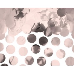 Конфетти круглое розового и золотого цвета 15 гр